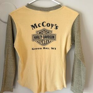 Y2K Harley-Davidson vintage baseball tee